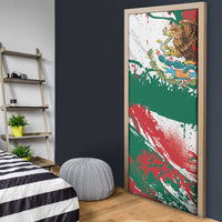 Viva Mexico Door Cover Grunge Style