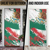 Viva Mexico Door Cover Grunge Style