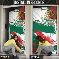 Viva Mexico Door Cover Grunge Style