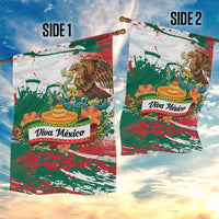 Viva Mexico Garden Flag Grunge Style
