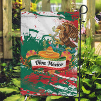 Viva Mexico Garden Flag Grunge Style