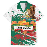 Viva Mexico Hawaiian Shirt Grunge Style