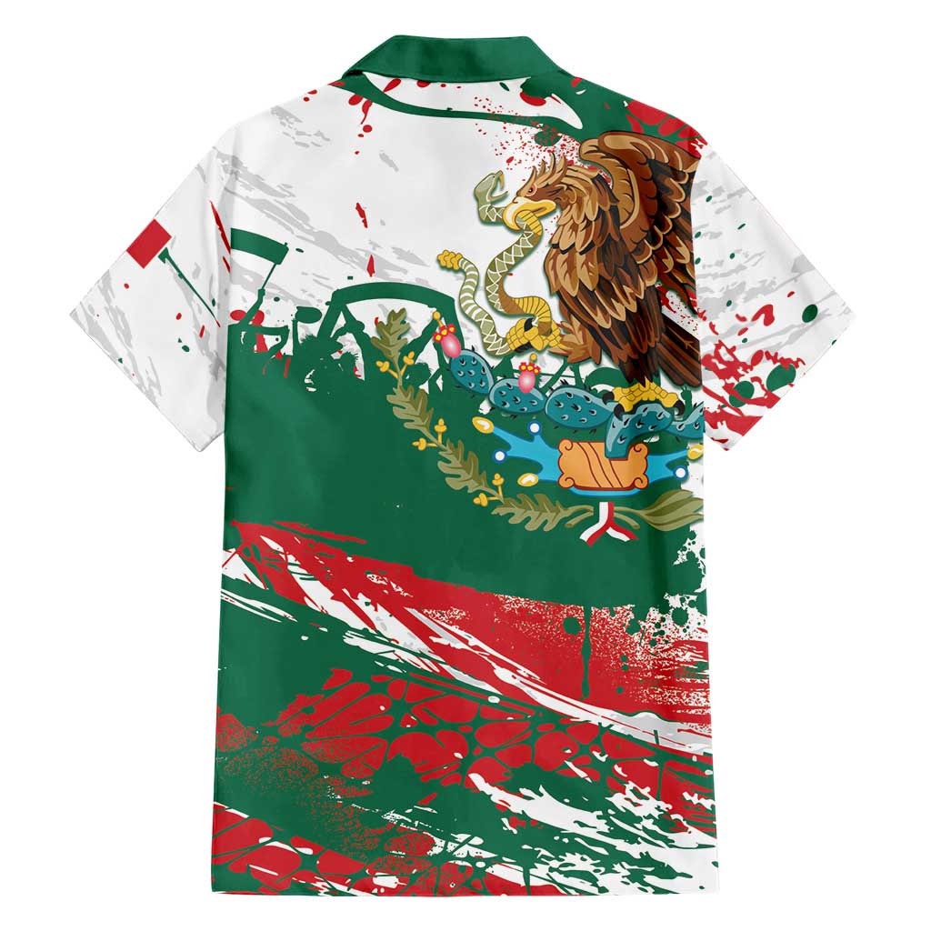 Viva Mexico Hawaiian Shirt Grunge Style