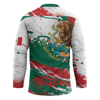 Viva Mexico Hockey Jersey Grunge Style