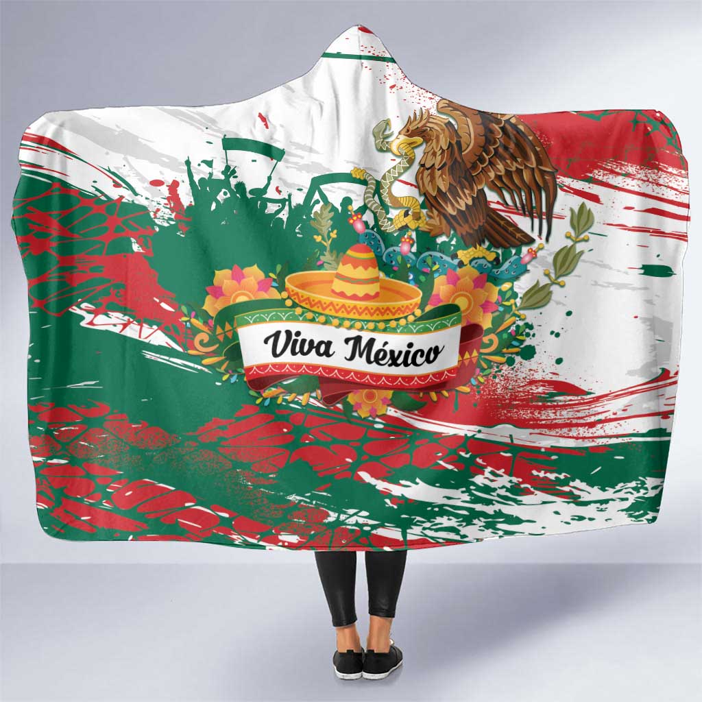Viva Mexico Hooded Blanket Grunge Style