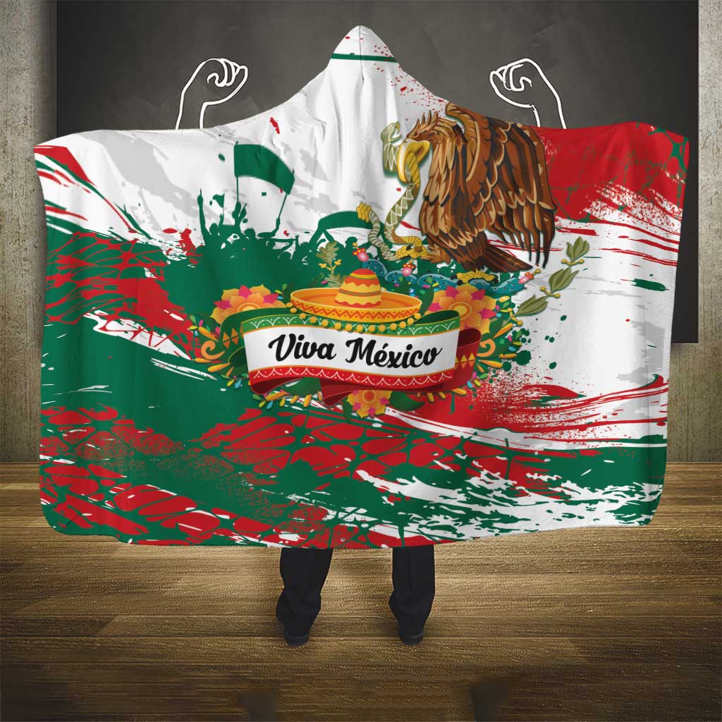 Viva Mexico Hooded Blanket Grunge Style