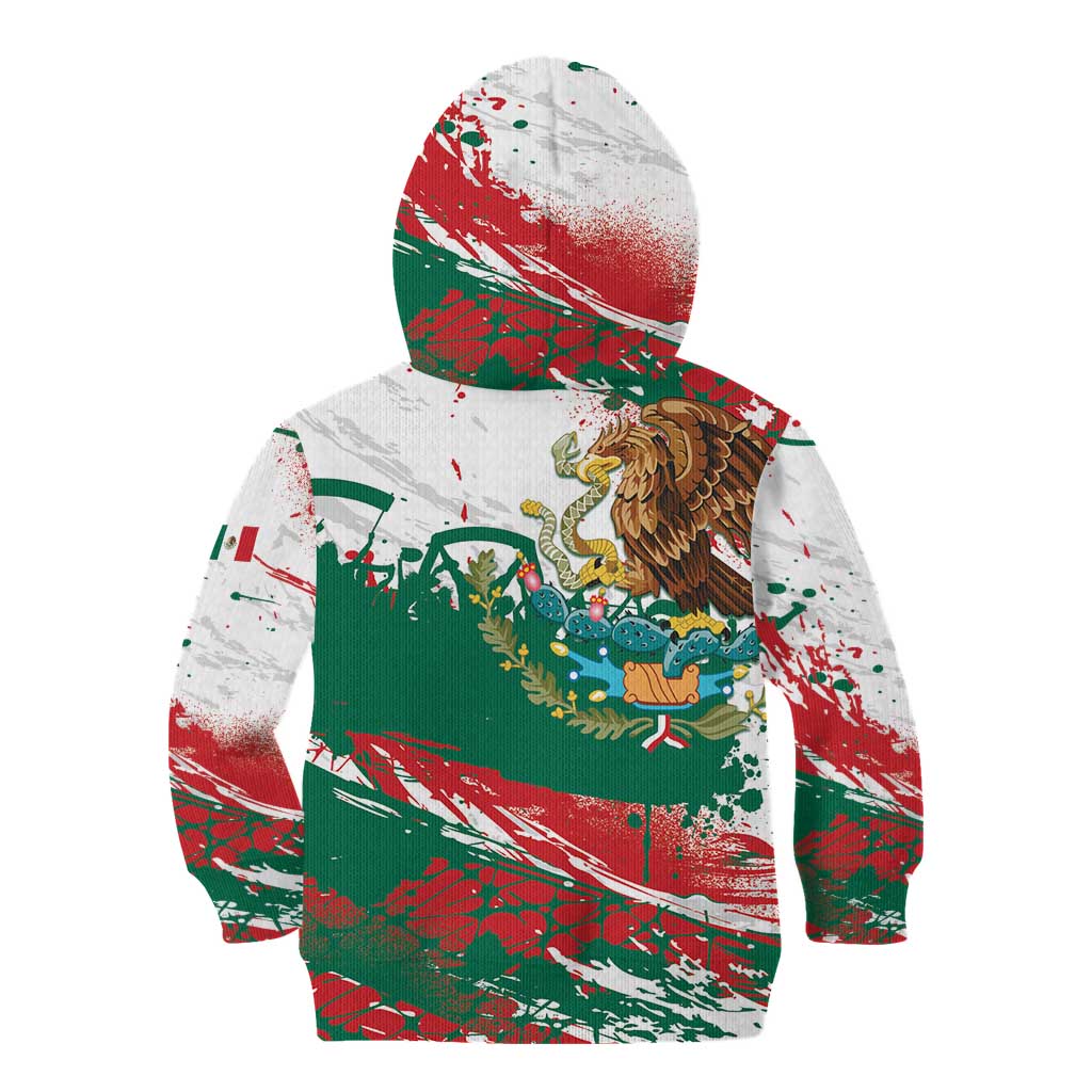 Viva Mexico Kid Hoodie Grunge Style