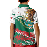 Viva Mexico Kid Polo Shirt Grunge Style
