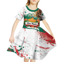 Viva Mexico Kid Short Sleeve Dress Grunge Style