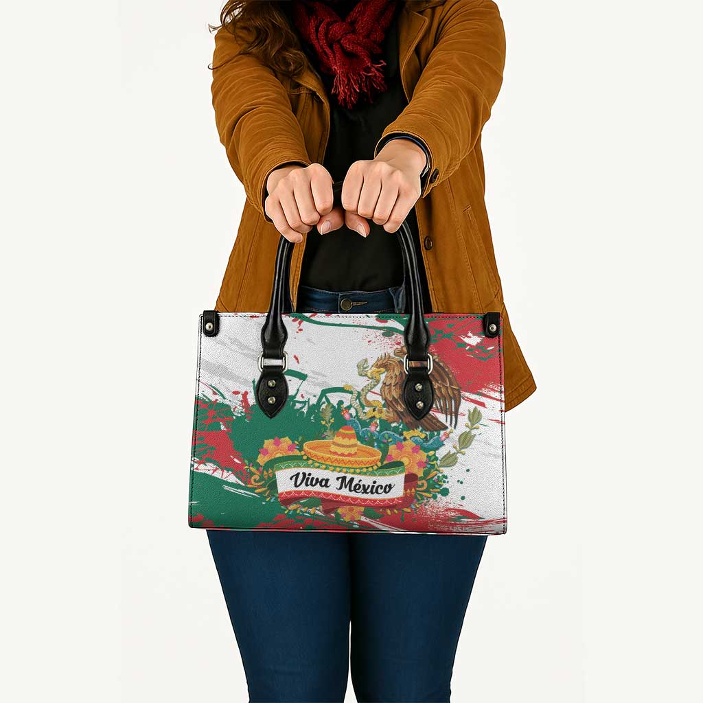 Viva Mexico Leather Bag Grunge Style