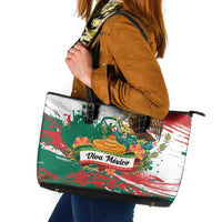Viva Mexico Leather Tote Bag Grunge Style