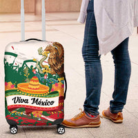 Viva Mexico Luggage Cover Grunge Style