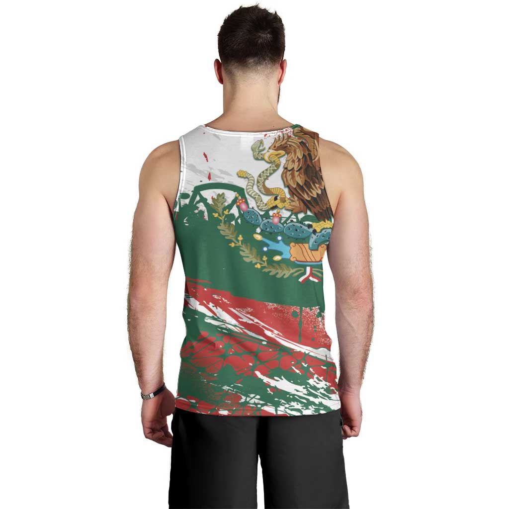 Viva Mexico Men Tank Top Grunge Style
