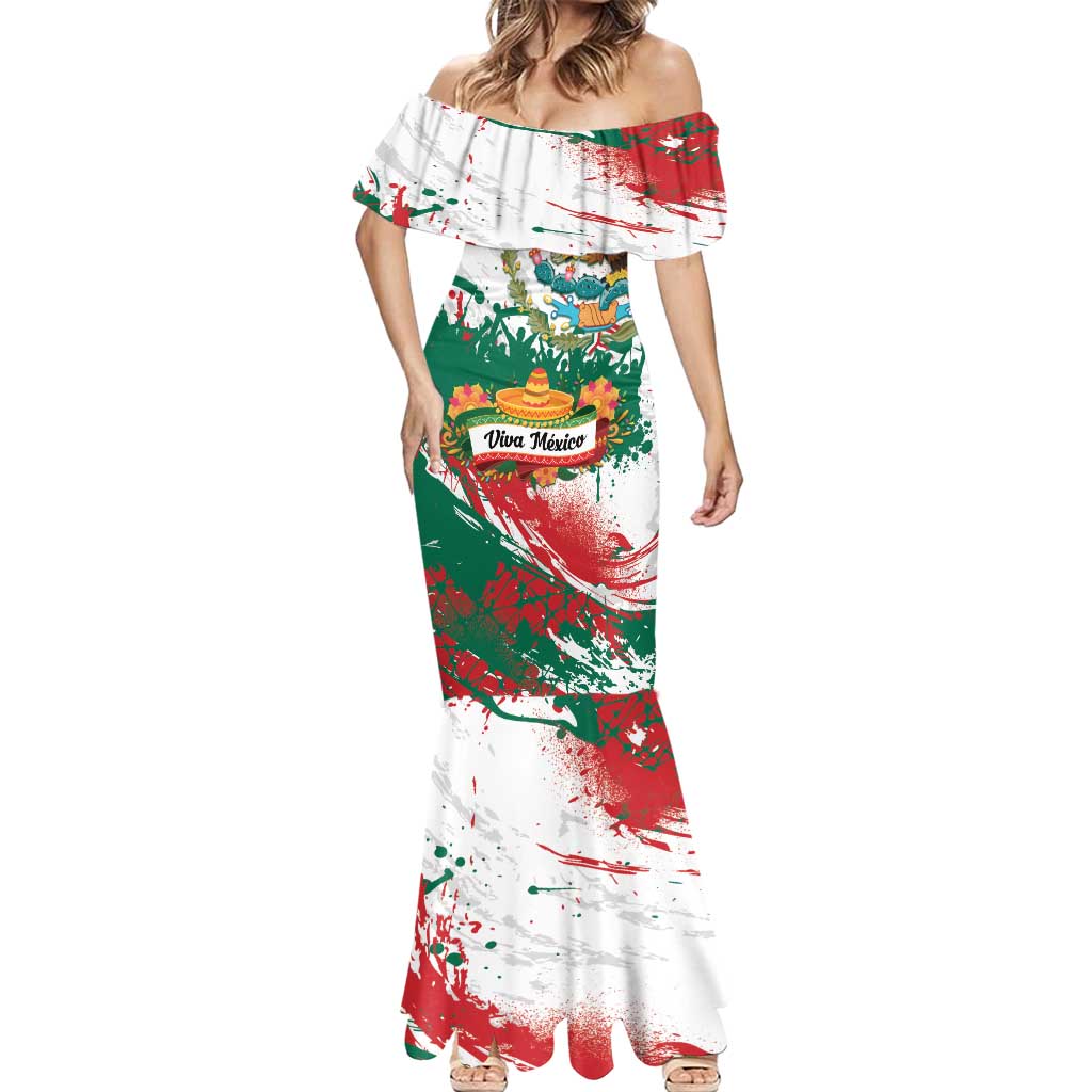 Viva Mexico Mermaid Dress Grunge Style