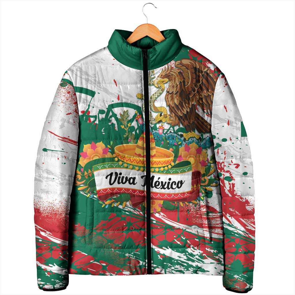 Viva Mexico Padded Jacket Grunge Style