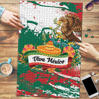 Viva Mexico Puzzle Grunge Style