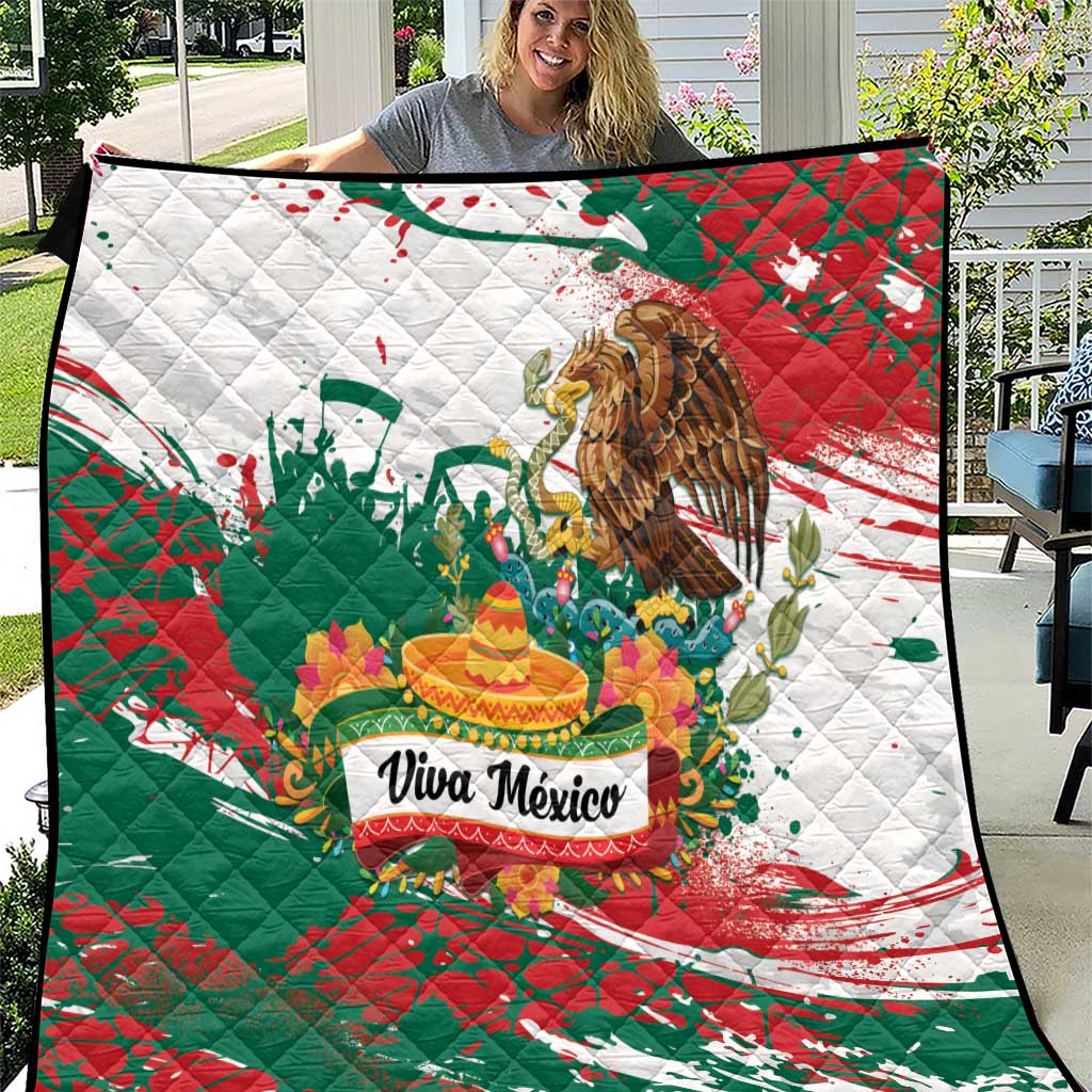 Viva Mexico Quilt Grunge Style