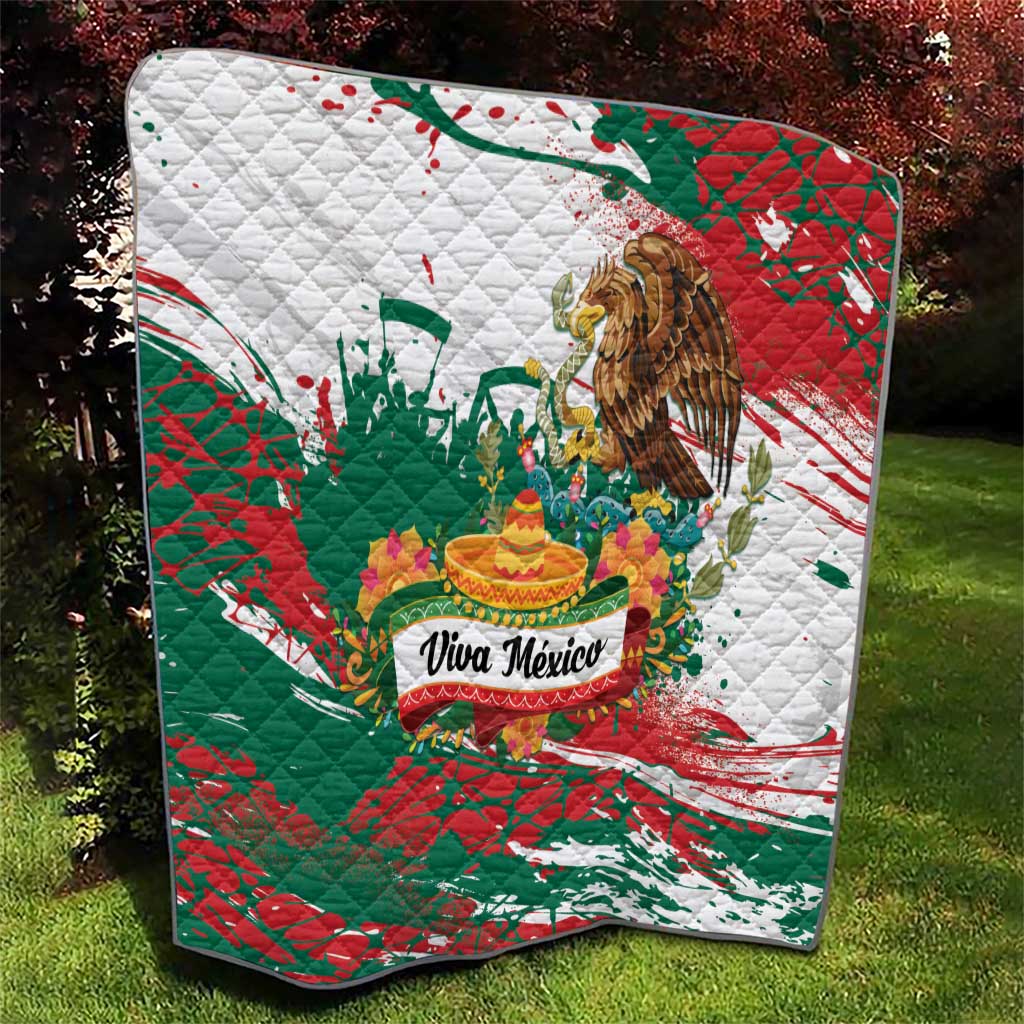 Viva Mexico Quilt Grunge Style