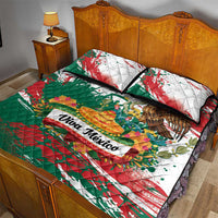 Viva Mexico Quilt Bed Set Grunge Style