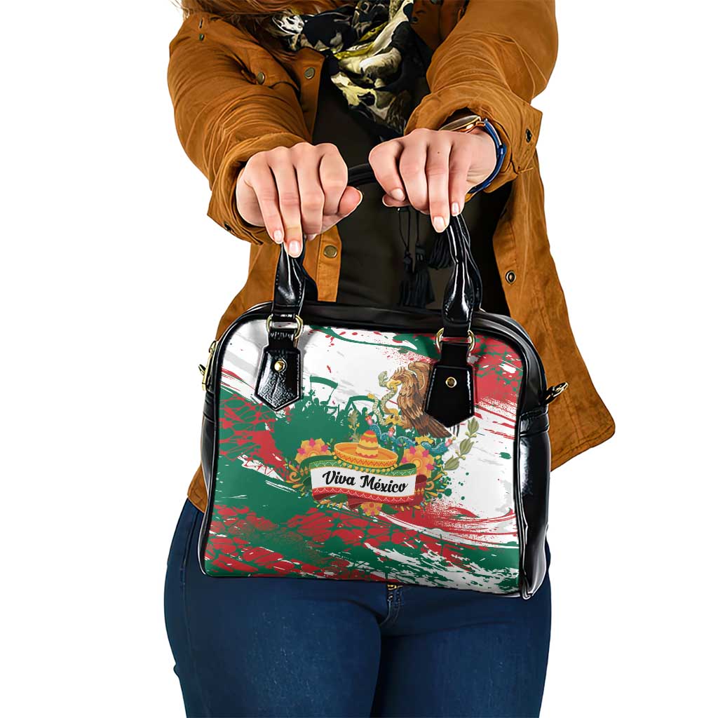Viva Mexico Shoulder Handbag Grunge Style