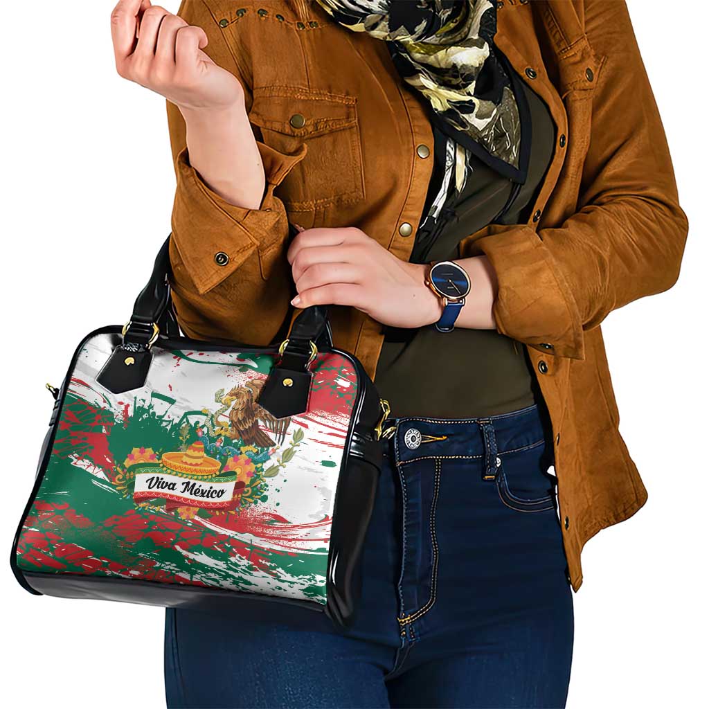 Viva Mexico Shoulder Handbag Grunge Style