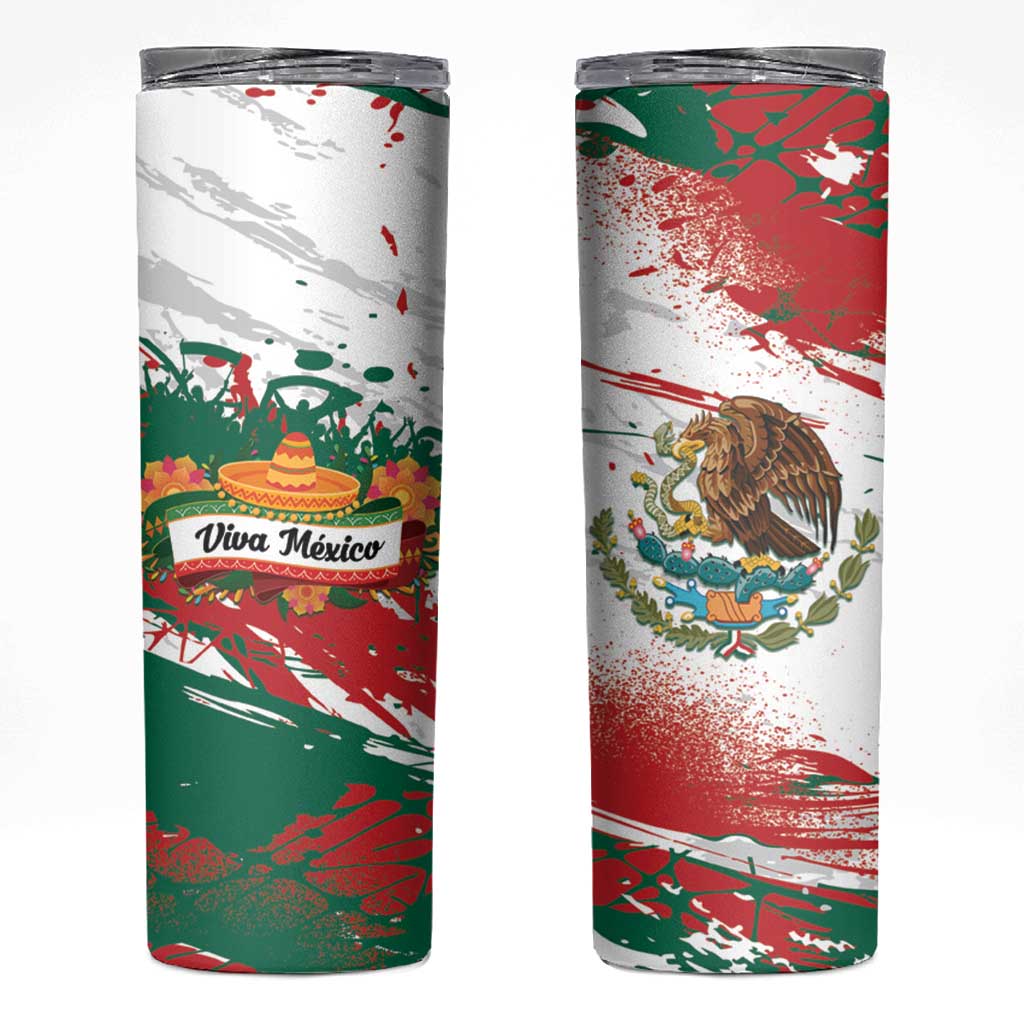 Viva Mexico Skinny Tumbler Grunge Style