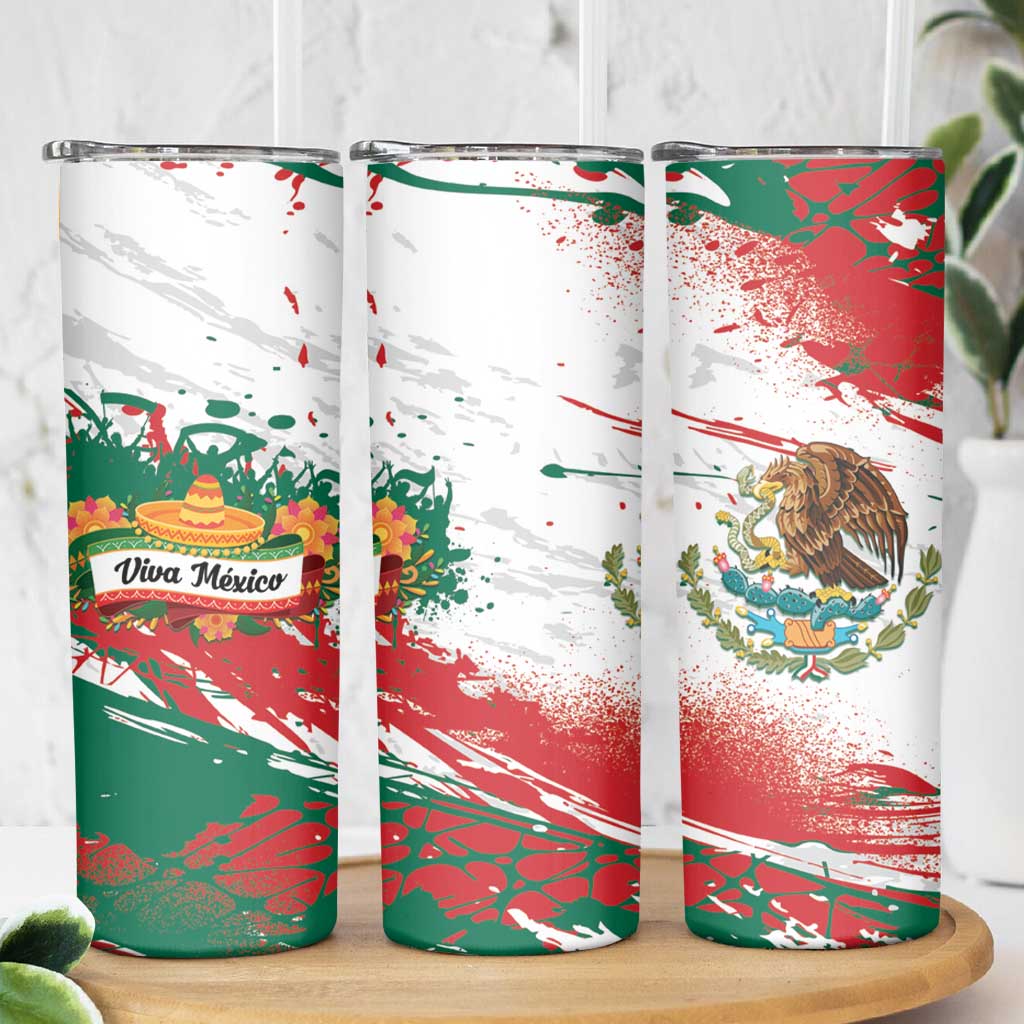 Viva Mexico Skinny Tumbler Grunge Style