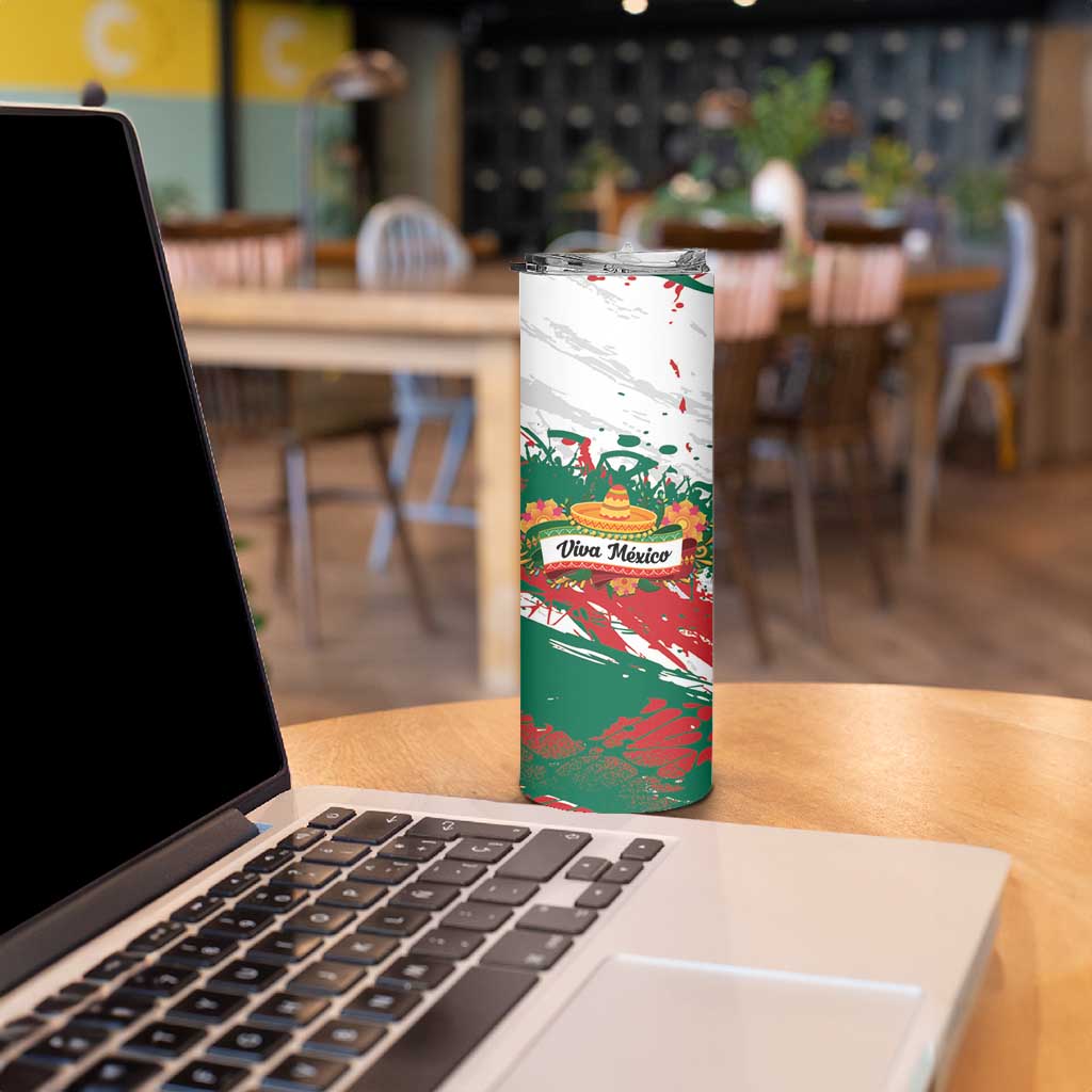 Viva Mexico Skinny Tumbler Grunge Style