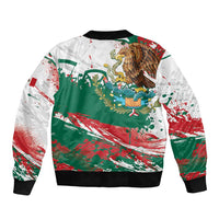 Viva Mexico Sleeve Zip Bomber Jacket Grunge Style