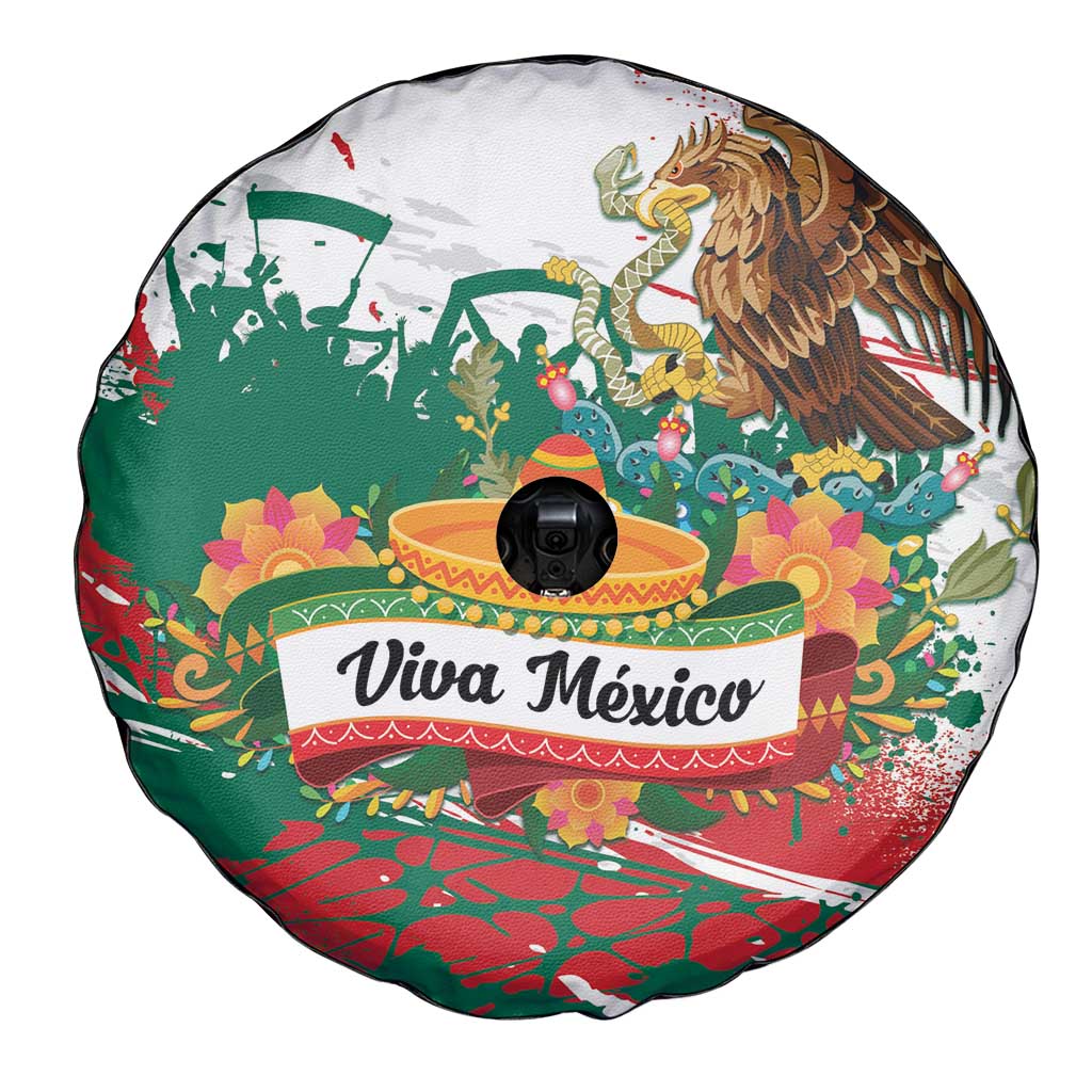 Viva Mexico Spare Tire Cover Grunge Style