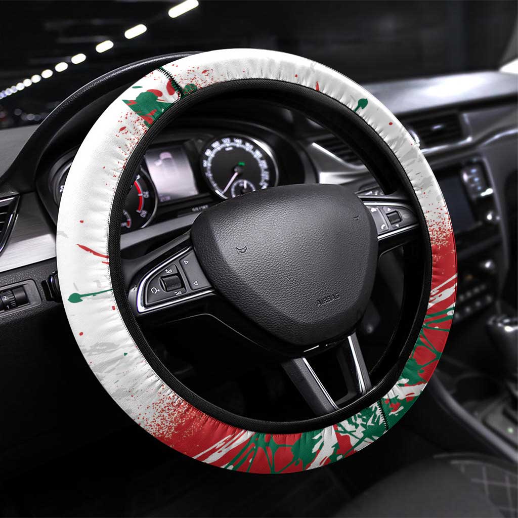 Viva Mexico Steering Wheel Cover Grunge Style