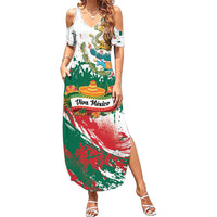 Viva Mexico Summer Maxi Dress Grunge Style