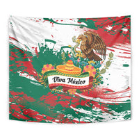Viva Mexico Tapestry Grunge Style