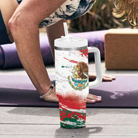 Viva Mexico Tumbler With Handle Grunge Style