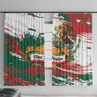 Viva Mexico Window Curtain Grunge Style