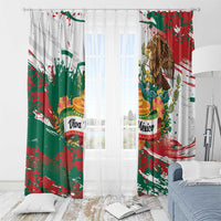 Viva Mexico Window Curtain Grunge Style