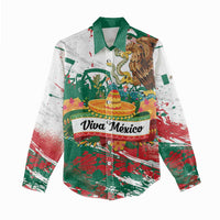 Viva Mexico Women Casual Shirt Grunge Style