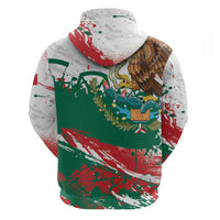 Viva Mexico Zip Hoodie Grunge Style
