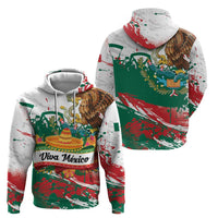 Viva Mexico Zip Hoodie Grunge Style