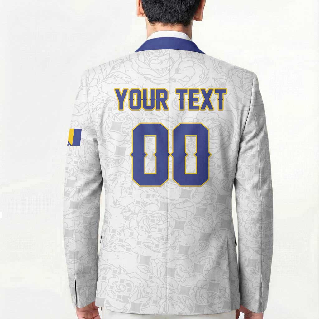 Custom Football 2026 Bosnia and Herzegovina White Blazer Zmajevi Go Champion