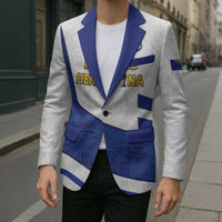 Custom Football 2026 Bosnia and Herzegovina White Blazer Zmajevi Go Champion