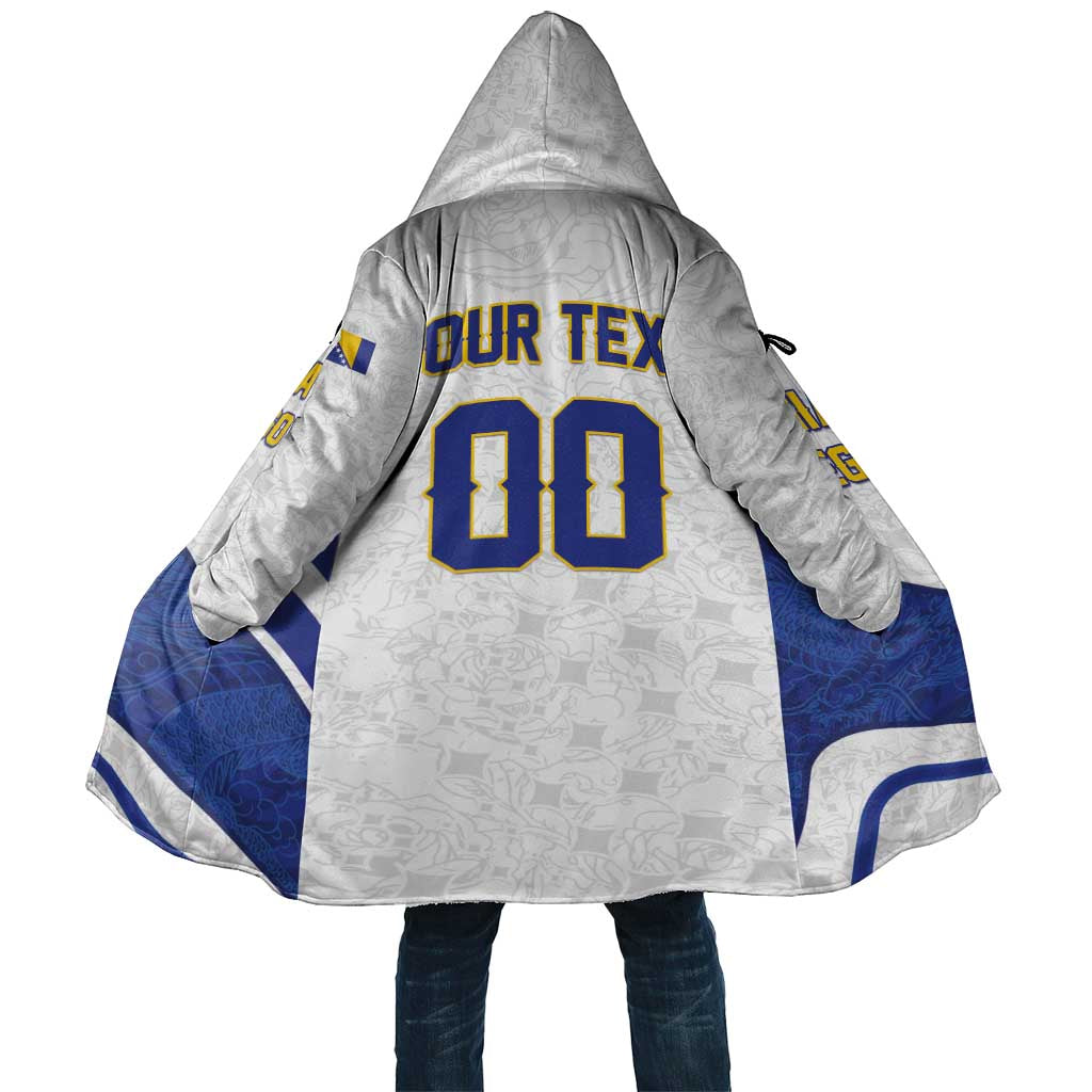 Custom Football 2026 Bosnia and Herzegovina White Cloak Zmajevi Go Champion
