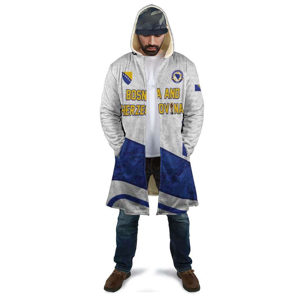 Custom Football 2026 Bosnia and Herzegovina White Cloak Zmajevi Go Champion
