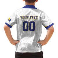 Custom Football 2026 Bosnia and Herzegovina White Hawaiian Shirt Zmajevi Go Champion
