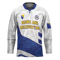 Custom Football 2026 Bosnia and Herzegovina White Hockey Jersey Zmajevi Go Champion