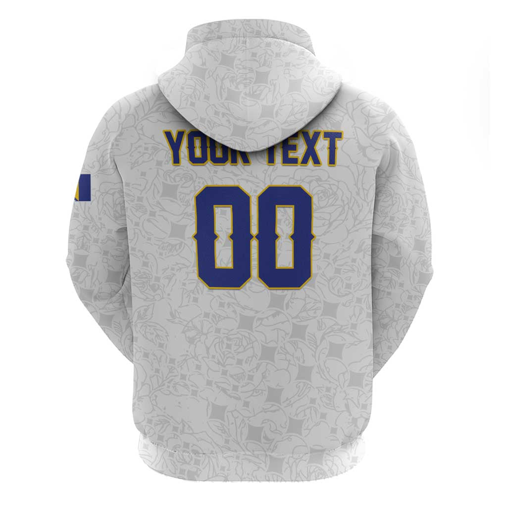 Custom Football 2026 Bosnia and Herzegovina White Hoodie Zmajevi Go Champion