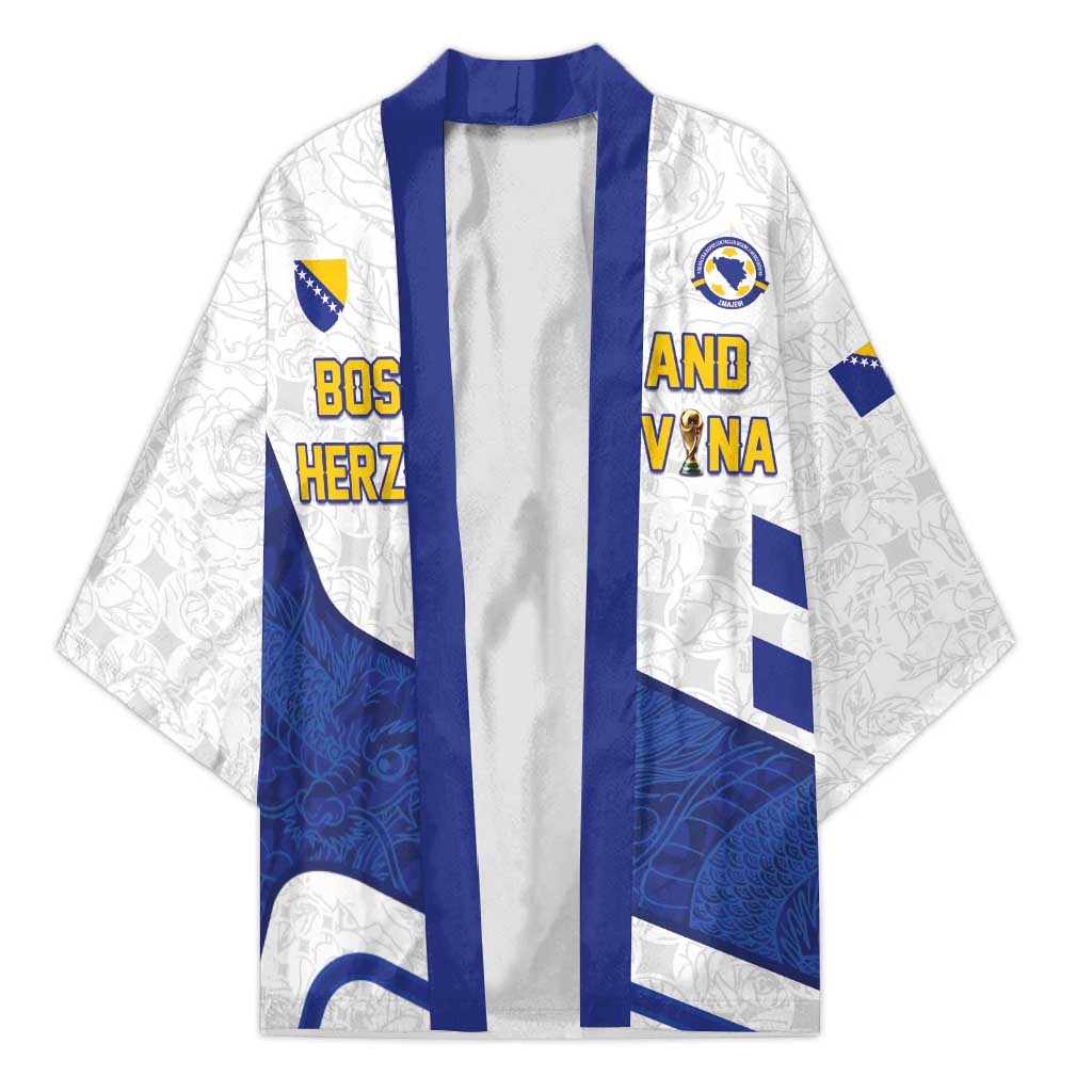 Custom Football 2026 Bosnia and Herzegovina White Kimono Zmajevi Go Champion