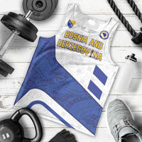 Custom Football 2026 Bosnia and Herzegovina White Men Tank Top Zmajevi Go Champion