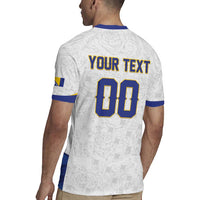 Custom Football 2026 Bosnia and Herzegovina White Rugby Jersey Zmajevi Go Champion
