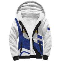 Custom Football 2026 Bosnia and Herzegovina White Sherpa Hoodie Zmajevi Go Champion